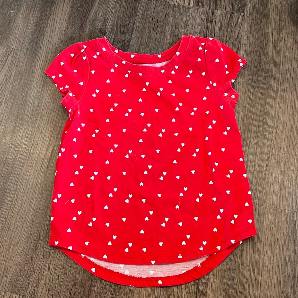 Cat & Jack 3T heart shirt